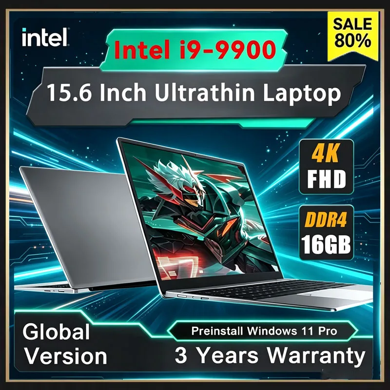 Pc Gaming Intel - Notebook Portátil 2026 Windows 11 Pro