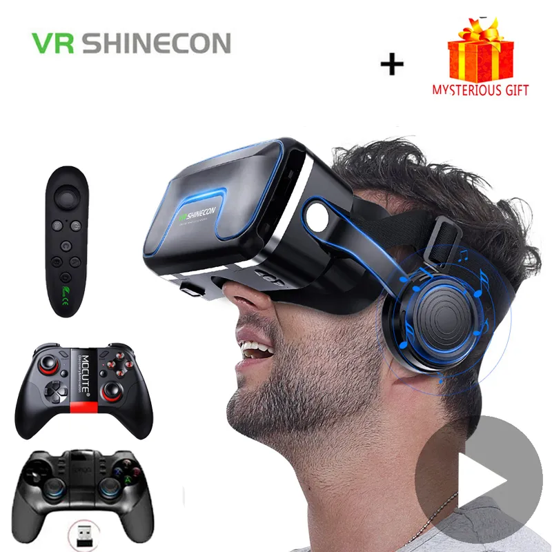 Vr Headset Pc - Vr shinecon 10.0 capacete 3d óculos