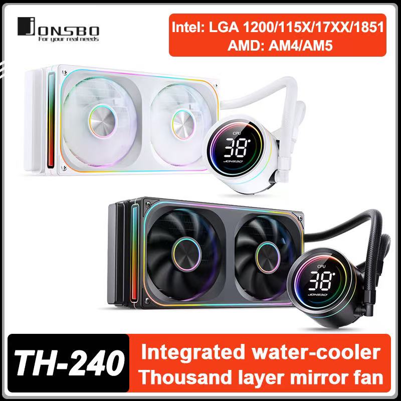 Pc Gaming Liquid - JONSBO TH-240 Cooler de Água para