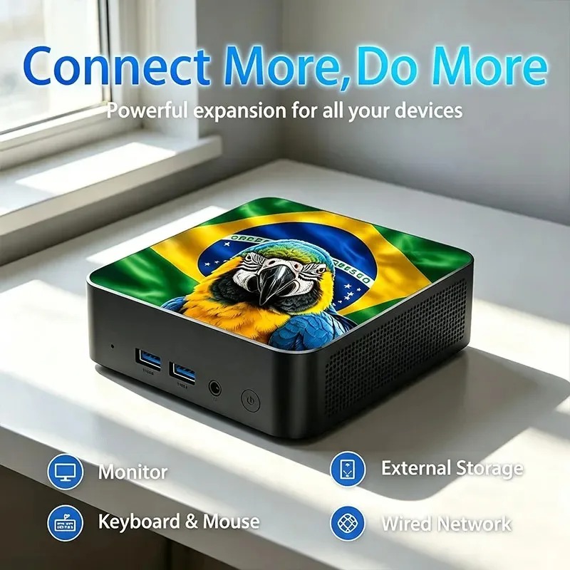 Mini PC Bandeira México Brasil - Pc Gaming Intel avaliação e preço