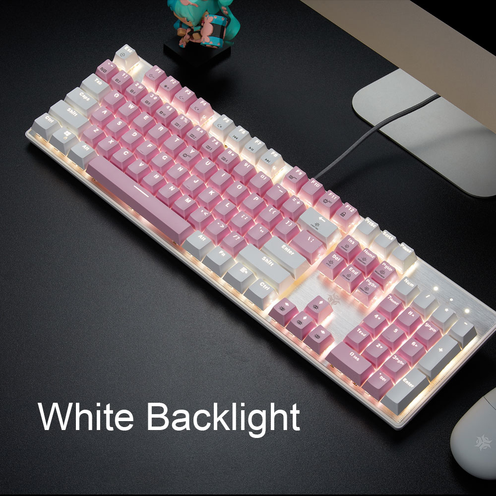 Teclado Mecânico HEXGEARS GK71 - Pc Gaming Pink avaliação e preço