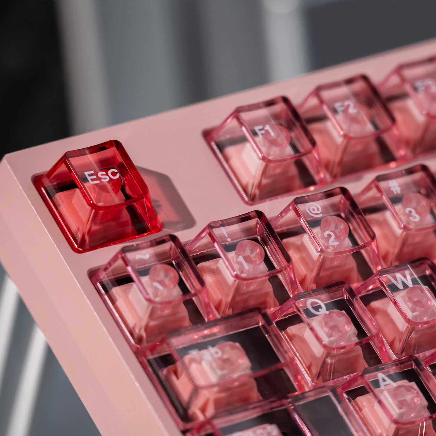 Teclas de perfil Cherry transp - Pc Gaming Pink avaliação e preço