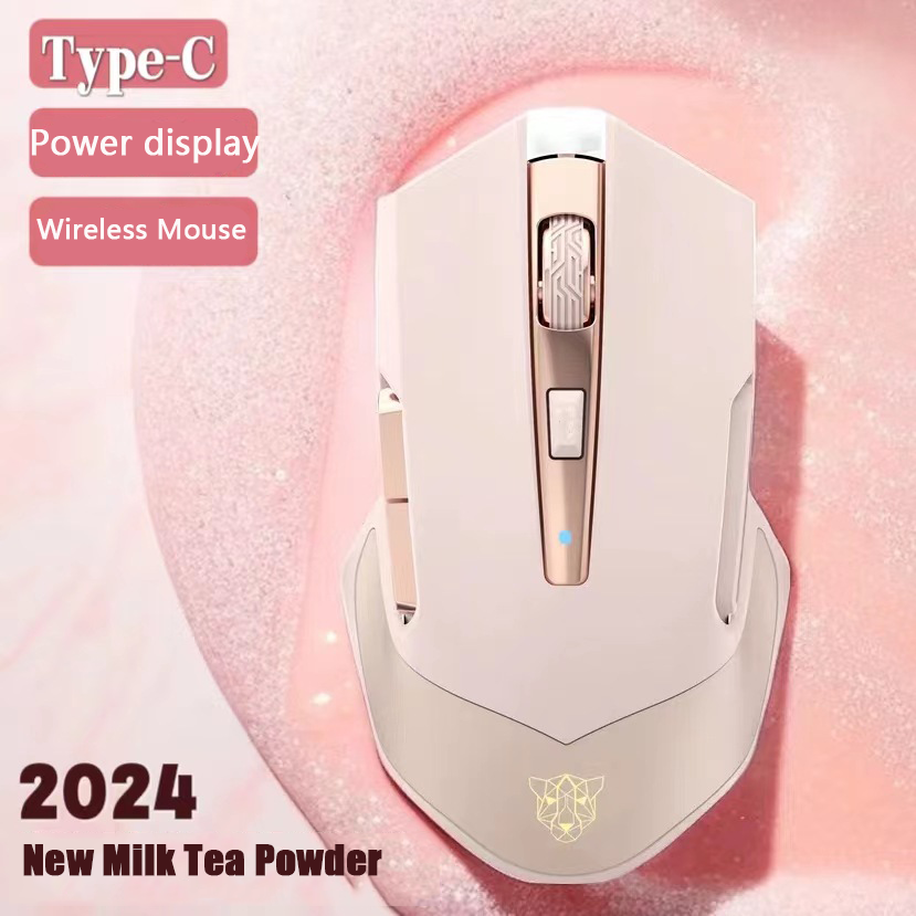 Rato rosa bonito sem fio, carr - Pc Gaming Pink avaliação e preço