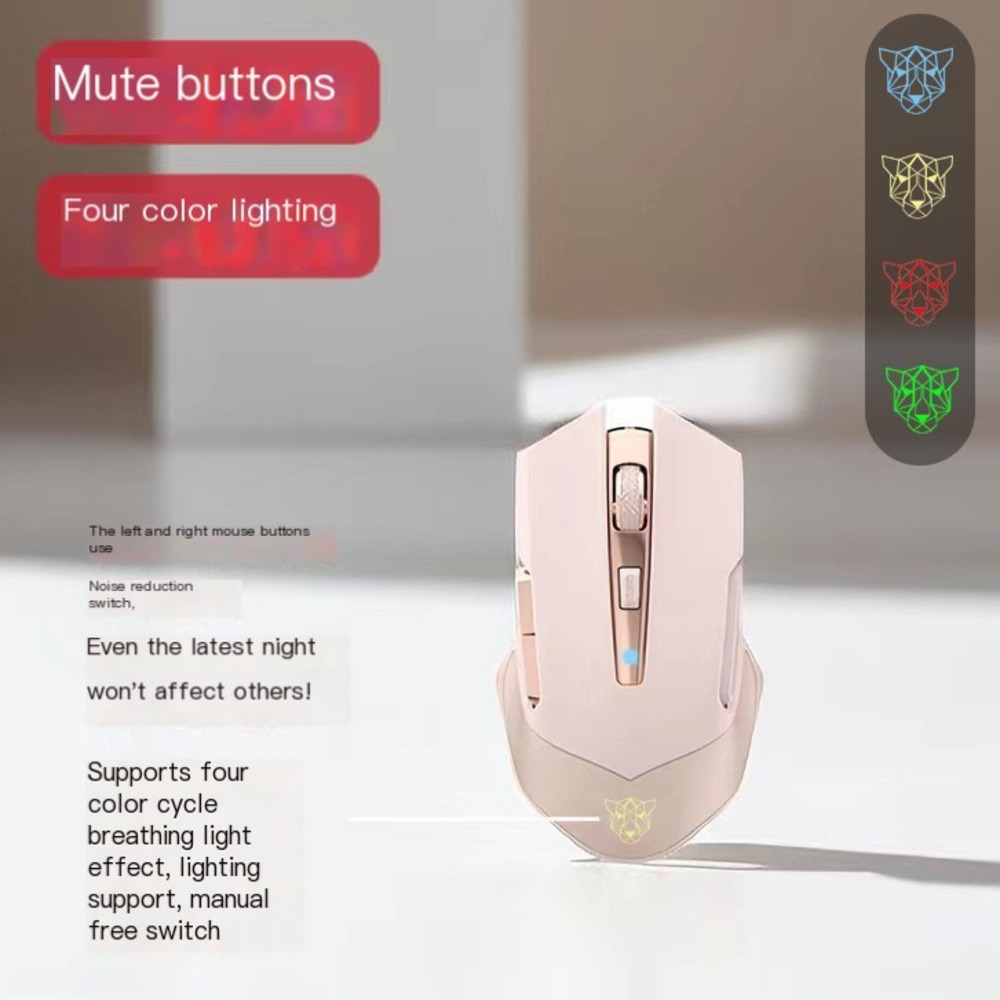 Rato rosa bonito sem fio, carr - Pc Gaming Pink avaliação e preço