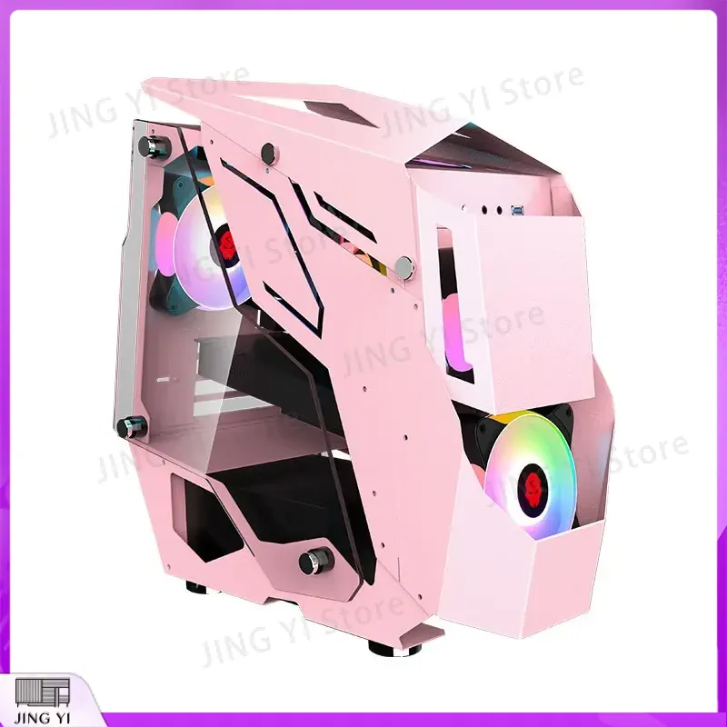 Gabinete Mini ITX para PC Game - Pc Gaming Pink avaliação e preço