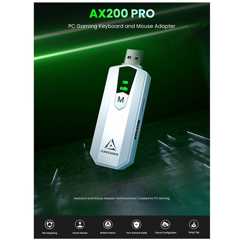 AIMZENIX AX200PRO Adaptador Co - Pc Gaming Lounge avaliação e preço